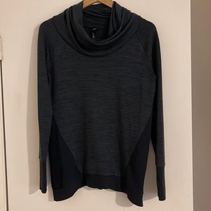 90 Degree Reflex athletic cowlneck pullover.